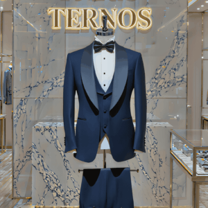 Smoking Azul Escuro Paris la Bourse