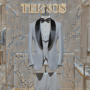 Smoking Cinza Claro Paris la Bourse