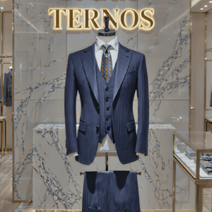 Terno Azul Risca de giz